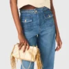Miss M Metallic Pouch Bag
