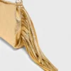 Miss M Metallic Pouch Bag