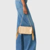 Miss M Metallic Pouch Bag