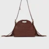 Miss M mini leren tas met studs