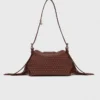 Miss M mini leren tas met studs