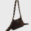 Miss M mini suède leren tas