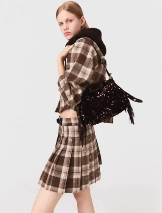 Miss M mini tas met pailletten