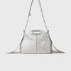 Miss M Mini-tas van metallic leer