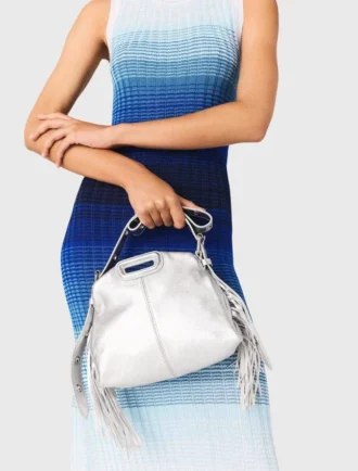 Miss M Mini-tas van metallic leer