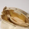 Miss M mini-tas van metallic leer