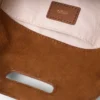 Miss M Mini-tas van suède met stiksels