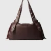Miss M XL-tas van effen leer