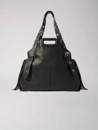 Miss M XL-tas van effen leer