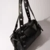 Miss M XL-tas van effen leer