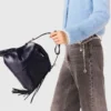 Naplak-leren Miss M Mini-tas