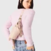 Naplak-leren Miss M Mini-tas