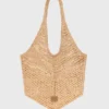 Natuurlijke raffia tas
