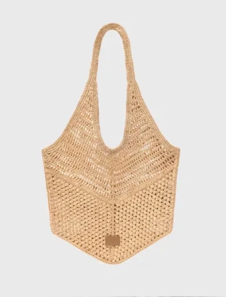 Natuurlijke raffia tas
