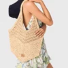 Natuurlijke raffia tas