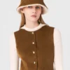 Korte corduroy jurk
