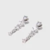 Oorbellen met hartjes van strass