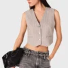 Op maat gemaakt vest met strass
