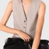 Op maat gemaakt vest met strass