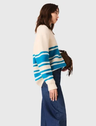 Oversized trui van wolmix