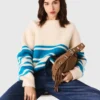 Oversized trui van wolmix