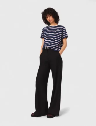Pantalon met plooien