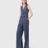 Pantalon met plooien en strass