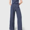Pantalon met plooien en strass