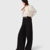 Pantalon met wijde pijpen
