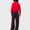 Pantalon met wijde pijpen