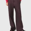 Pantalon met wijde pijpen