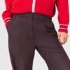 Pantalon met wijde pijpen