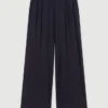 Pantalon met wijde pijpen