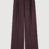 Pantalon met wijde pijpen