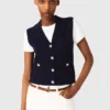 Polo-gebreid vest
