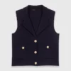 Polo-gebreid vest