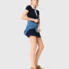 Polojurk met contrasterende bies