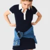 Polojurk met contrasterende bies