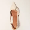 Pumps met dubbele gesp en slingback