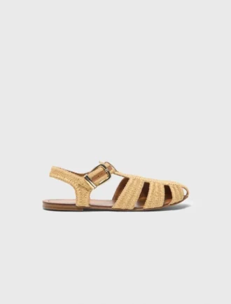 Sandalen met platte bandjes