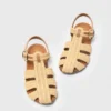Sandalen met platte bandjes