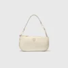 Sarah-clutch van metallic leer