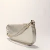 Sarah-clutch van metallic leer