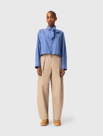 Shirt met strasssteentjes en afneembare stropdas