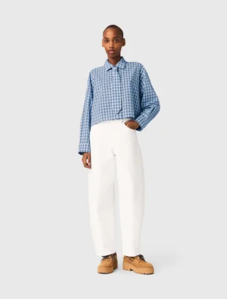 Shirt met strasssteentjes en afneembare stropdas
