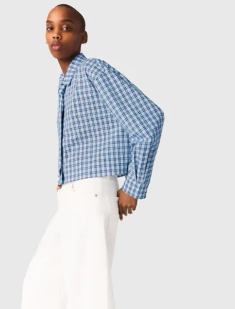 Shirt met strasssteentjes en afneembare stropdas