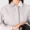 Shirt met strasssteentjes en afneembare stropdas