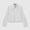 Shirt met strasssteentjes en afneembare stropdas