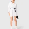 Shirtjurk met contrasterende riem