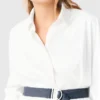 Shirtjurk met contrasterende riem
